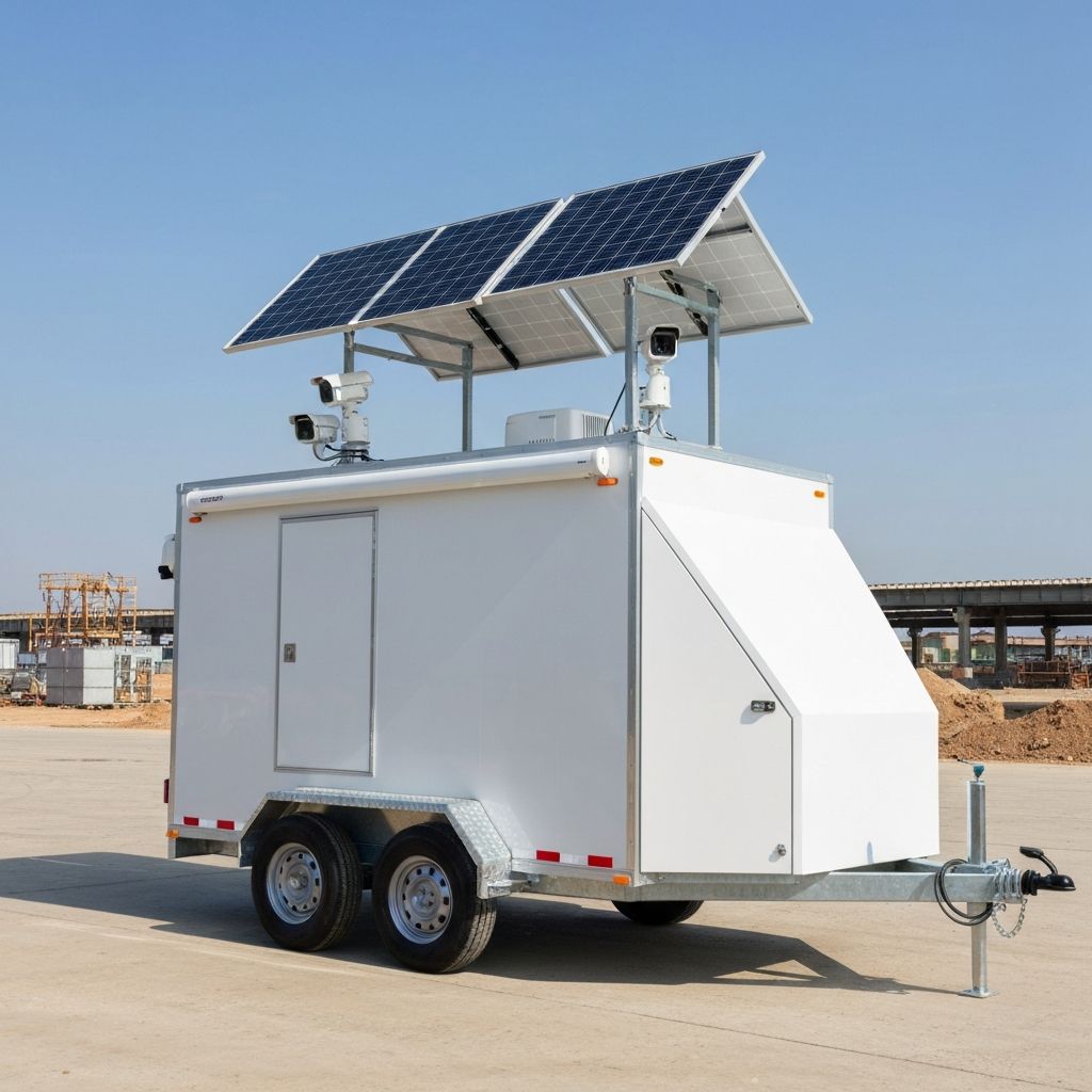 Mobilní kamerové řešení s solárními panely